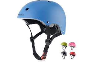 BURSUN Kinder Fahrradhelm Kinderhelm Skaterhelm für Alter 2-16 Jahre Jungen Mädchen, Kinderhelm für Fahrrad Roller Skateboard Scooter Roller Skating