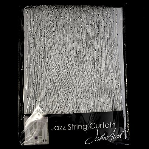 Jazz Glitter String Curtain Panel (White)
