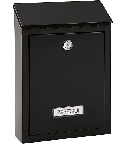 Assorted Collections Cassetta Postale A Parete, Cassetta Postale In Acciaio Con Serratura E 2 - Foto 4