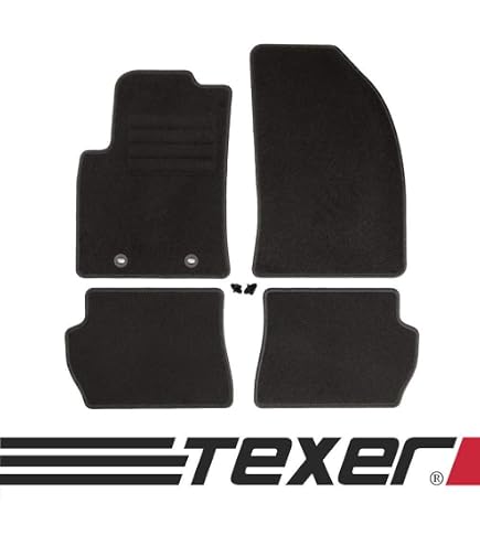 Alfombrilla De Conductor Para Ford Mondeo III 2000-2007 - Velours Premium, Color Negro Mate, 1 Pieza