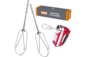 PQPO Handmixer Rührbesen Edelstahl Aufsätze Kompatibel mit Kitchen Aid Handmixer