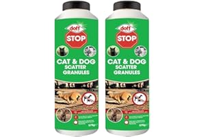 DOFF PORTLAND LTD 2 x Doff 700g Super Cat & Dog Repellent - Shaker Bottle safe around the garden
