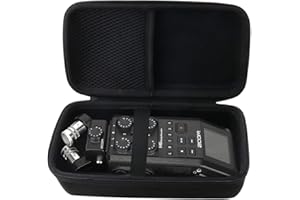 JINMEI EVA Hard Carrying Case Compatible with Zoom H6 Portable Studio Handy Recorder Case., Black, Travel