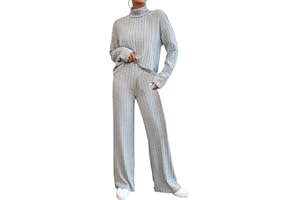 FANNYFUNY Tuta Donna Taglie Forti Manica Lunga Girocollo Tinta Unita Tuta Classica Curvy Invernale Tute Complete Offerte Passeggiata Casual Pigiama Ginnastica Completo Tennis