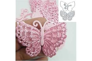 TINGZVEN Butterfly Metal Die Cuts Cutting Dies, Butterflies Paper Cards Cutting Dies Cut Stencils for DIY Embossing Card Making Book Tags Decorative Paper Dies Scrapbooking
