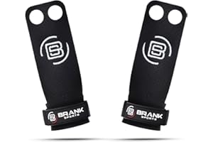 BRANK SPORTS® Maniques Crossfit en Cuir Panther 2 et 3 Trous pour Protection des Mains | Hand Grip Crossfit pour la Gymnastique ou la Musculation | Extension Garantie Offerte | Marque française