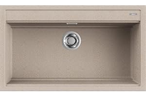 Elleci Lavello Incasso Best Workstation 360 1 Vasca 86x51 Avena Granitek LGB36051