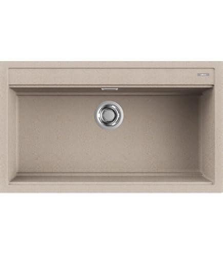 Lavello Da Incasso ELLECI GRANITEK QUADRA 110 - Colore Cemento, Materiale Granito E Resina - Foto 3