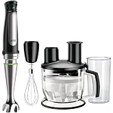 Braun MultiQuick 7 MQ 7075X el blenderi, ActiveBlade teknolojisine sahip &ccedil;ıkarılabilir paslanmaz &ccedil;elik blender ayağına sahip 