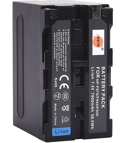 Chargeur USB Double Pour Batteries NP-F - Compatible Sony NP-F330/550/970 Etc. - Voyant LED
