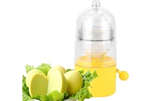 Alvinlite Handbetriebener Golden Egg Maker Egg Dotter White Mixer Tragbarer Egg Scrambler für Eierkochwerkzeuge
