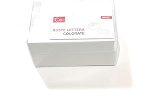 C.CASA JEYEFFE Lot de 100 enveloppes colorées, petites enveloppes de 7 x 11,2 cm, mini enveloppes, enveloppe pour carte postale, mariage, fête, anniversaire, cadeaux et cartes de vœux (blanc)