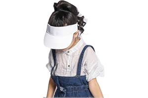 INOGIH Kids Visor Sun Hat Adjustable Athletic Sports Hat 6 to 12 Years Old