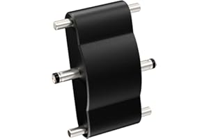parlat Connector for Our Flat SIRIS 24V Under-Cabinet Lights, Black, Cable, Feed-Through, Connection, Plug-in System, Flat, Connector