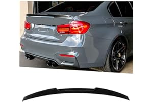 AMPTRV Voiture Becquets arrière Pour BMW 3 Series F30 2013-2019 /M3 F80 Sedan 2014-2018 ,ABS Ailettes arrière Aileron de toit Coffre Aile Personnalisation armatures caisse modification Pièces détachées