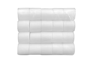 WANDERGO 20 separadores de espuma de 4,8 cm para cortinas con ojales, espaciadores de espuma, pliegues perfectos para barras de hasta 28 mm