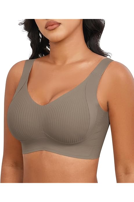Set Di 3 Reggiseni Sportivi Senza Cuciture - Imbottiture Estraibili, Comfort Per Yoga E Sonno - Foto 8
