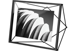 ‎UMBRA Umbra Prisma 10x15 cm Bilderrahmen - Wand- und Tisch Fotorahmen für Bilder, Kunstdrucke, Illustrationen, Graphiken und Mehr, Schwarz