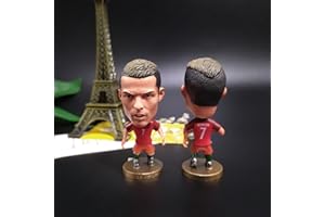 Doyomtoy Football Star Resin Decorations for Cake Decorating, Living Room, Office, car Dolls, Football Stars Messi, Ronaldo, Harland, Kroos...…