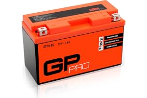 GP-PRO Gelbatteri GT7B-BS 12 V 7 Ah 110 A Rullbatteri MC-batteri