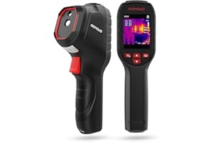 Cámara de Imágenes Térmicas GOYOJO SuperIR 192x192-25Hz, Portátil, Batería de 8 Horas - Superior a 160x120 - Ideal para Inspección de Viviendas, HVAC, Electricidad y Detección de Fugas de Agua
