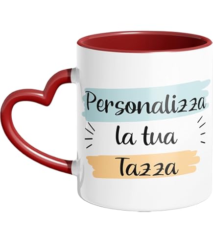 Tazza Personalizzata Con Foto, Testo O Logo – Ceramica 330 Ml – Regalo Originale Compleanno, Laurea, Festa