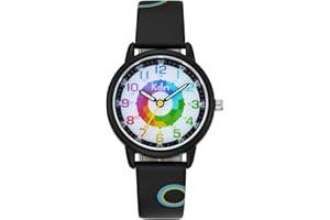 KDM Kids Watch Waterproof Analogue Watches for Girls Children Sports Time Teaching Watches Children's Day Birthdays Gifts