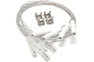 JPshop - Candeletta accensione adattabile a piano cottura 4 pezzi compatibile con Ariston - Indesit - Nardi