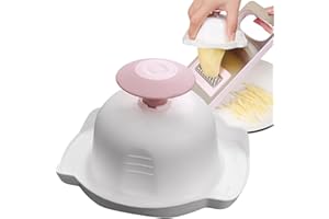 BOMMFU Supporto per protezione delle dita per grattugia, protezione antitaglio per la cucina, protezione per le dita, protezione per le dita per tagliare e tagliare in cucina