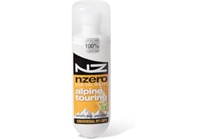N-ZERO NZERO – Organic liquid wax for Alpine Touring skis Freeride and Freeski | Suitable for all Mountain snow conditions | bio material based | Sustainable and Ecological | 100 ml