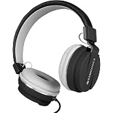 Zebronics Zeb-Storm On Ear Wired Headphone with 3.5mm Jack, Built in Microphone for Calling, 1.5 Meter Cable, Soft Ear Cushio