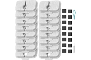 Acmerota Cat Fountain Filter Replacement for PETLIBRO PLWF105 Dockstream for Tomxcute Cat Water Fountain PLWF115 PLWF305, 16 Pack Water Fountains Filter Compatible for Petlibro Fountains