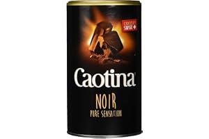 Caotina Noir, mörk drickchoklad, kakaopulver med den finaste schweiziska mörk choklad, varm choklad hållbar och certifierad