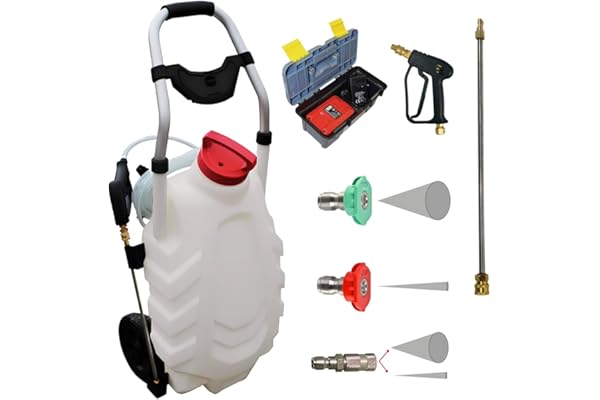 FORUM EQUIPEMENT - Pulvérisateur Électrique Pro Sprayer III 30L – Pulvérisateur Électrique Toiture Longue Portée à Batterie Rechargeable, Débit 240 L/H, Tuyau 8m - 2 Batteries