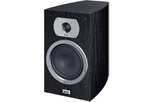 HECO Victa Prime 302 | 2 Wege Heimkino- und Stereo-Regallautsprecher | 1 Paar, Farbe:Schwarz