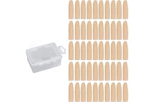 50 St Pocket Hole Plug 9,5 Mm Trä Dowel Pocket Hole Jig Träbearbetningsverktyg Jig Tillbehör Del Set Kit (Tall)