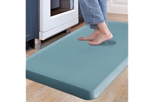 Carvapet Antiscivolo Tappetino da Cucina Anti-Fatica Stuoie in Piedi PVC Ammortizzato Comfort Tappeto da Cucina(Alzavola,44x99cm)