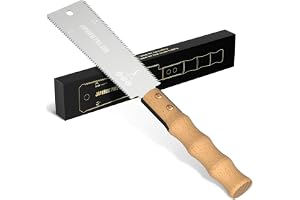 Profi Ryoba Japansåg, handsåg 143 mm av SK5 kolstål, dubbel kant progressiv 9–11/17 ZpZ träsåg för hemmafix japansk såg, fins