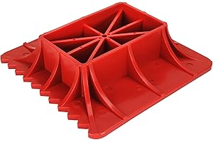 Seven Sparta Off-Road Base Compatible with Hi Lift Jack PP Pad to Alleviate Jack Hoisting Sinkage (Red)