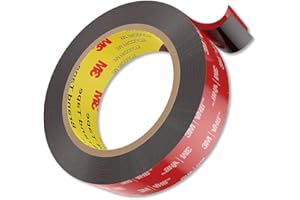 Clyhon 3M Nastro Biadesivo Extra Forte, 1 Volume Nastro di Montaggio, Resistenza all'Acqua e alle Alte Temperature, per Auto, Casa e Ufficio (20mm x 3m)