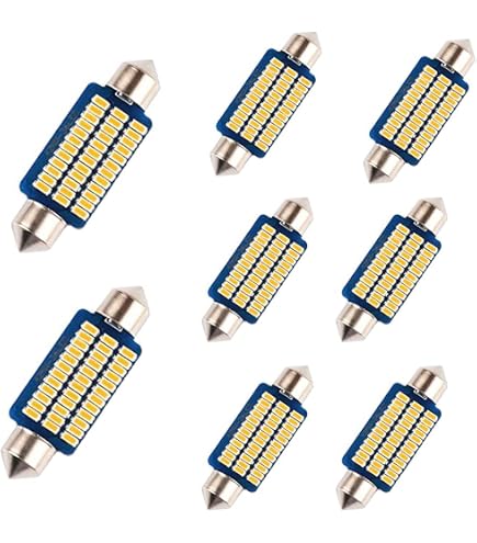 Kit éclairage LED Intérieur Voiture SIGANDG - 8 Ampoules 500 Lumens, Plug And Play 12V