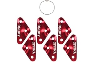 OMUKY Aluminum Guy Rope Tensioner Wind Rope Buckle Tent Rope Adjuster Guyline Cord Adjuster for Camping Hiking