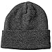 Wind Doppelstrickmütze Umschlagmützen Wintermütze (One Size - grau)