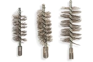 ABAZO Schornsteinbesen Kaminbürste Drahtbürste Kaminofen Kaminrohrbürste zur Reinigung der Ofenrohre Durchmesser Ofenrohrbürste Heizkesselbürste (70mm)