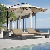 Ombrellone Da Giardino 3x3m Decentrato - Base A Croce Con Sistema Air Vent - Foto 10