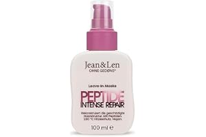 Jean & Len Leave-in Hårmask Peptide Bond Repair, för skadat hår, reparerar & stärker, värmeskydd upp till 230 °C, vegansk, 100 ml