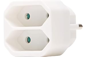 Kopp Adaptateur Euro, Blanc, 174102001, 250V