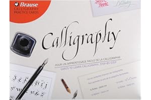 BRAUSE Georges Lalo – Papel de dibujo de hojas de aprendizaje de la caligrafía