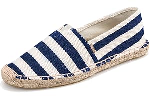 Alexis Leroy Alpargatas a Rayas de Lona para Hombre