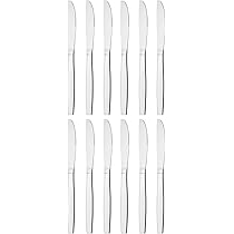 GRÄWE Set Di 12 Cucchiai Da Tavola In Acciaio Inox 18/0 - Serie Königstein - Lavabili In Lavastoviglie - 18,5 Cm